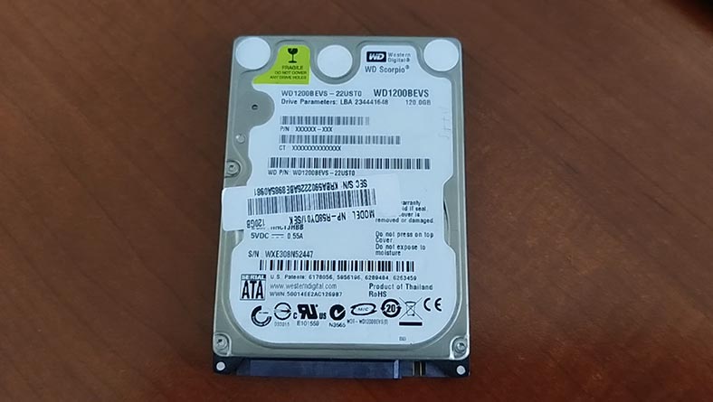 Dysk NTFS z dokumentami Dysk NTFS z dokumentami