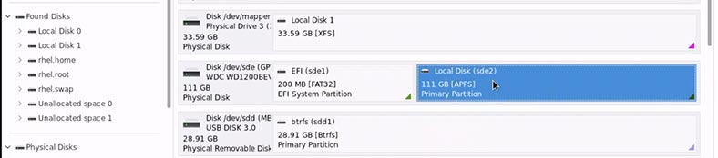 Hetman Partition Recovery: dysk apfs