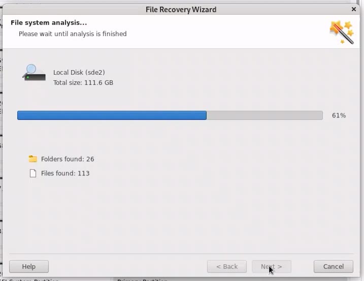 Hetman Partition Recovery: skanowanie dysku apfs