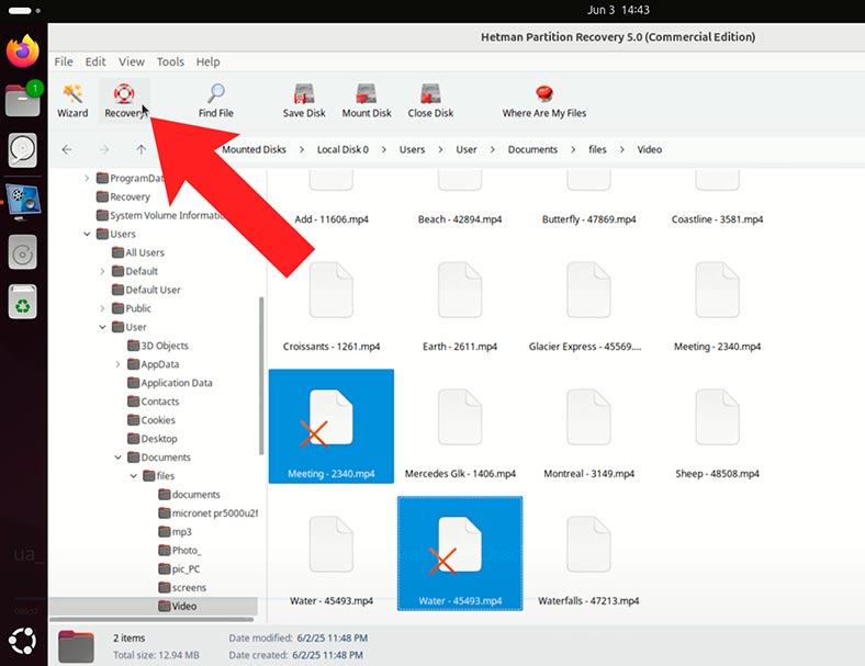  Hetman Partition Recovery: guardar os ficheiros necessários