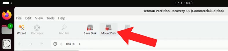  Hetman Partition Recovery: montar disco da máquina virtual Oracle VirtualBox