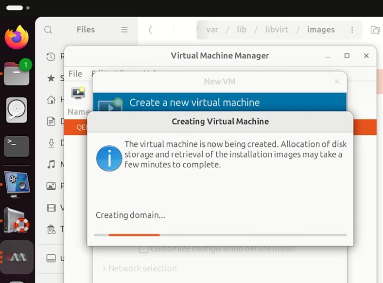 KVM: démarrer le système à partir du disque nouvellement récupéré