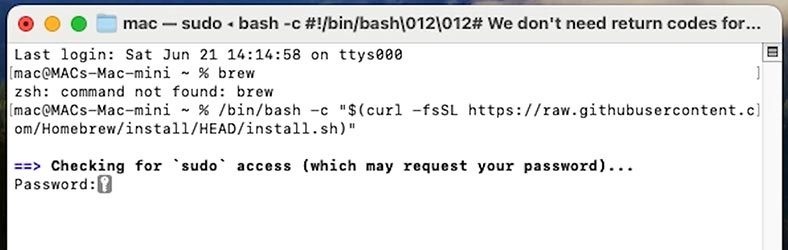 Comment installer Homebrew