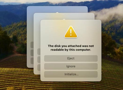 Error: Drive is formatted with Btrfs or ZFS file systems