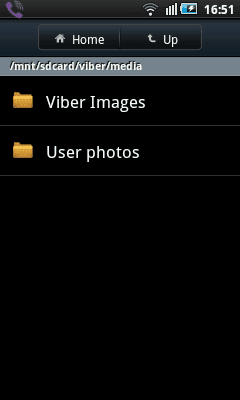 Viber. sdcard/viber/media/ 