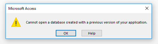 Error «Cannot open a database...»