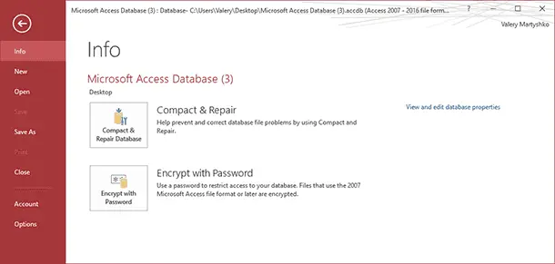 Recovering Microsoft Access Databases Mdb Accdb