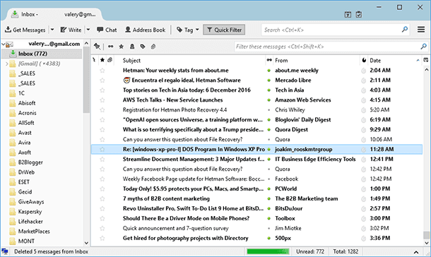 mozilla thunderbird email client mac