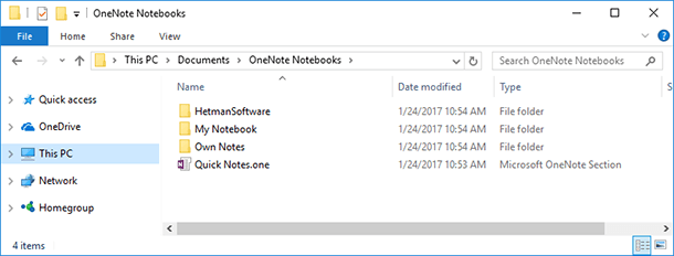 OneNote Notebooks