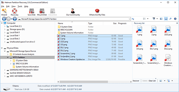 Hetman Partition Recovery. Recherchez et restaurez les fichiers ou dossiers perdus de la même manière que vous le faites avec n'importe quel autre lecteur