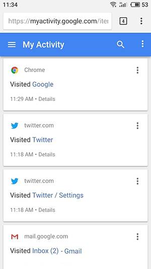 View and Clear Browsing History: Chrome, Firefox, Opera on Android