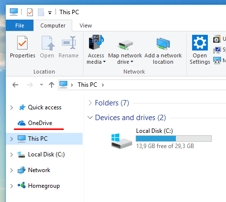 clean recent onedrive