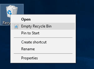 Empty Recycle Bin