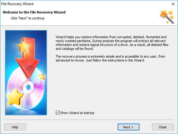 Hetman Partition Recovery. معالج إسترداد الملفات