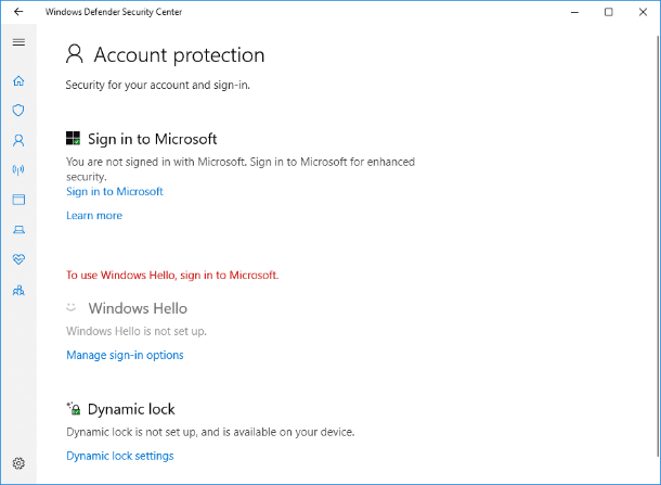 Account Protection