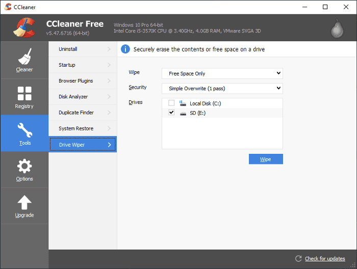 CCleaner free