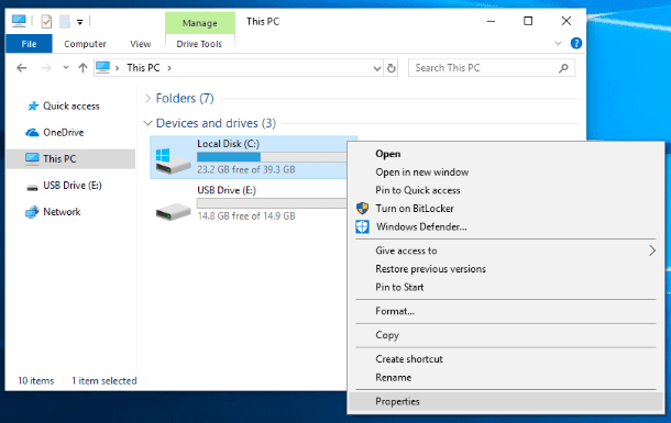 Local disl C / Properties