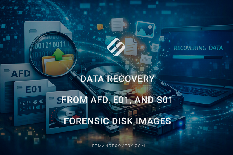 Data Recovery from AFD, E01, and S01 Forensic Disk Images