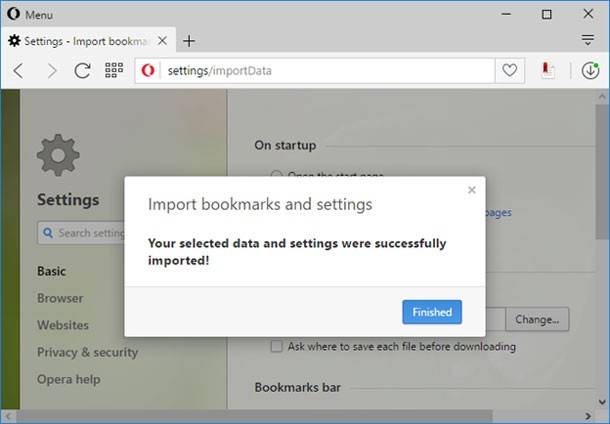 opera gx import bookmarks