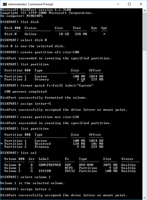 accidentally deleted partition windows 10