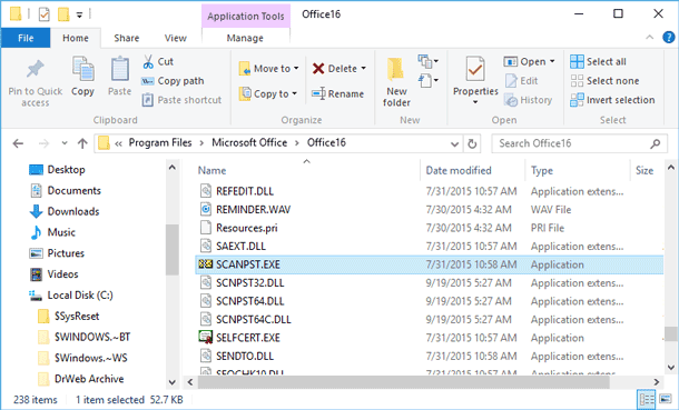 outlook personal folders backup tool