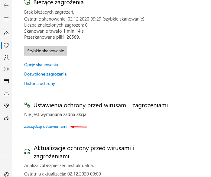 Windows Security Center Windows Protector: Anti-Virus Options