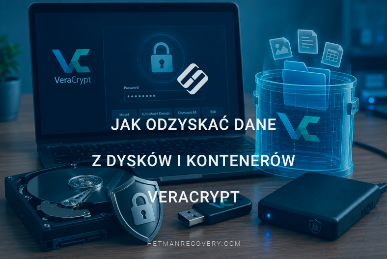 Jak odzyskać dane z dysków i kontenerów VeraCrypt