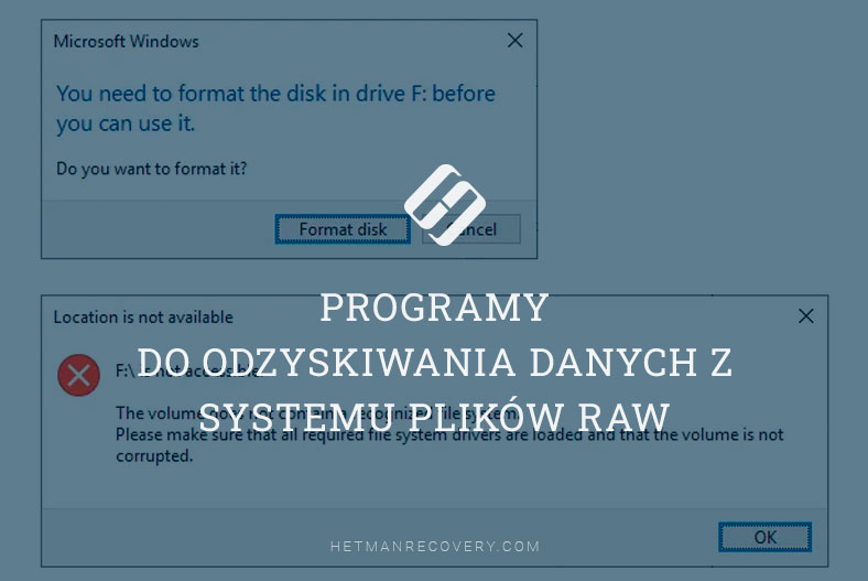 Programy do odzyskiwania danych z systemu plików RAW