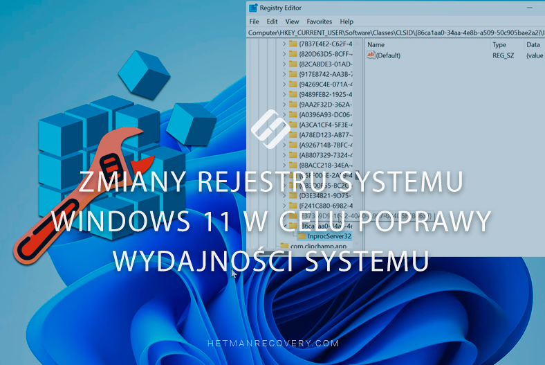 Zmiany rejestru systemu Windows 11 w celu poprawy wydajności systemu