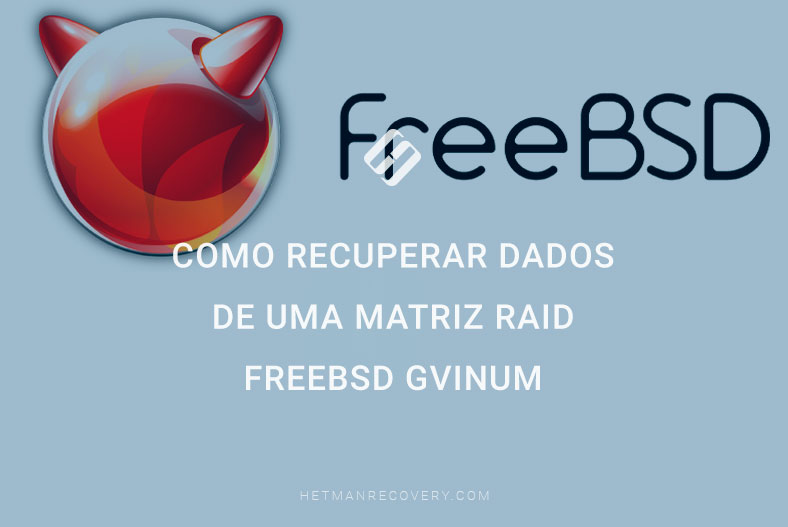 Como recuperar dados de uma matriz RAID FreeBSD Gvinum