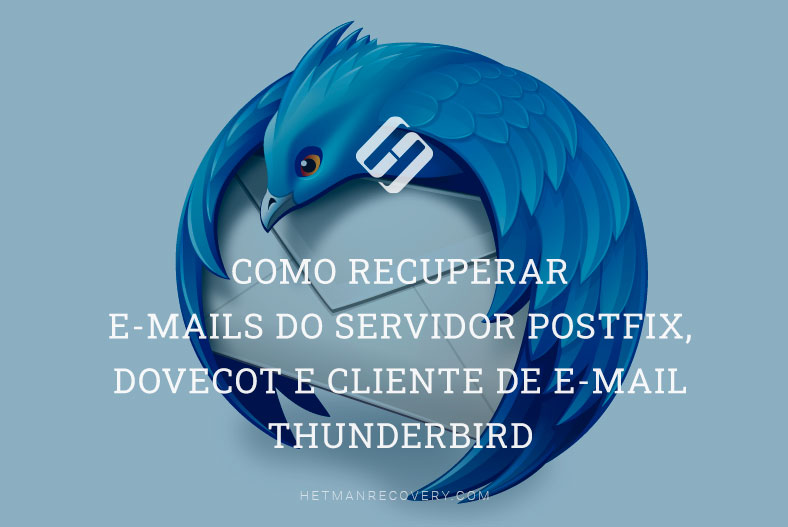Como recuperar e-mails do servidor Postfix, Dovecot e cliente de e-mail Thunderbird