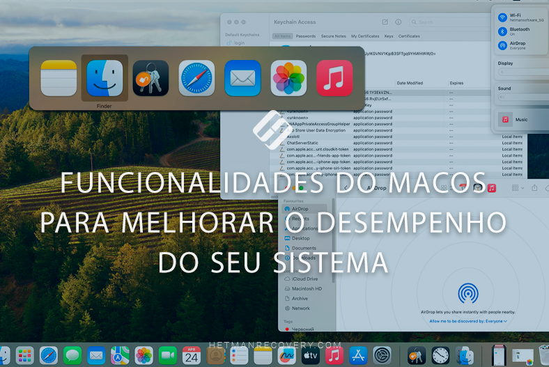 Funcionalidades do macOS para melhorar o desempenho do seu sistema