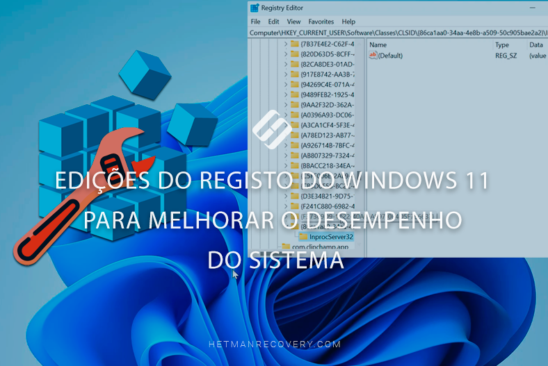 Edições do registo do Windows 11 para melhorar o desempenho do sistema