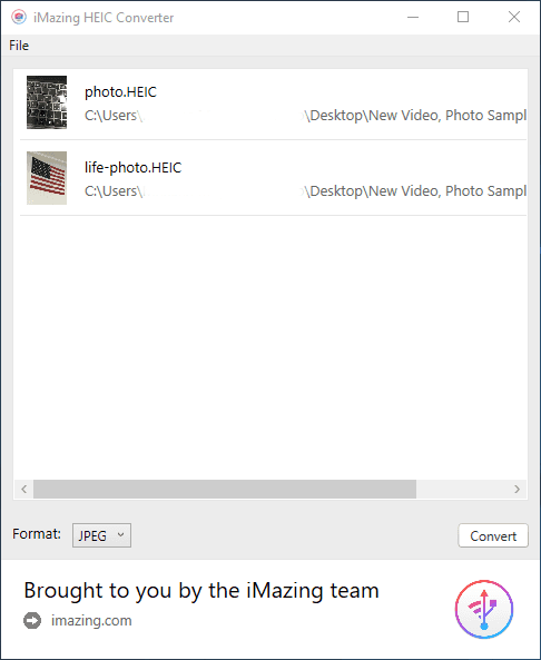 iMazing HEIC Converter