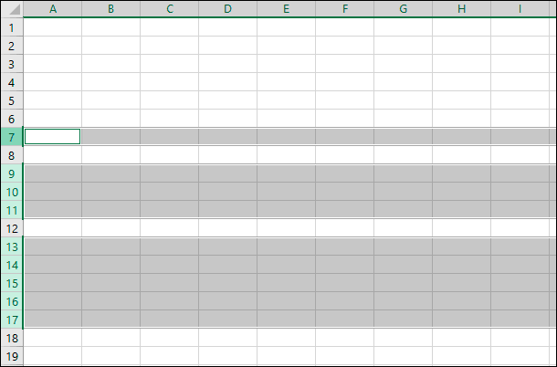 Microsoft Excel. Можете использовать клавишу «Ctrl», чтобы отменить выделение определенных строк