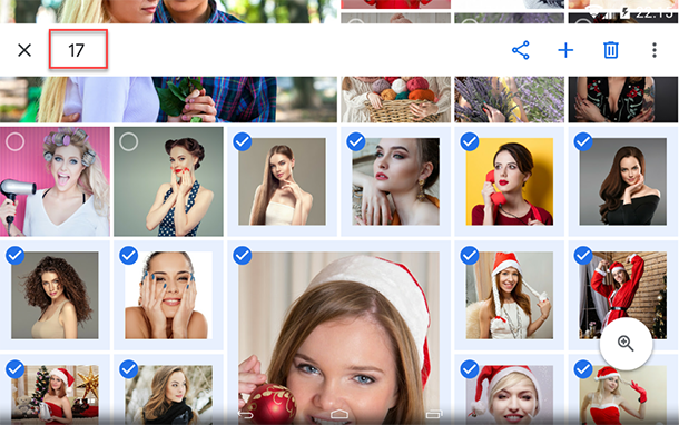 Google Photos. Быстрый выбор нужных фотографий