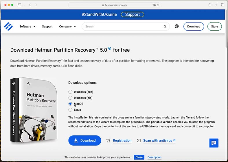 Hetman Partition Recovery: выберите версию для операционной системы Mac Hetman Partition Recovery: выберите версию для операционной системы Mac