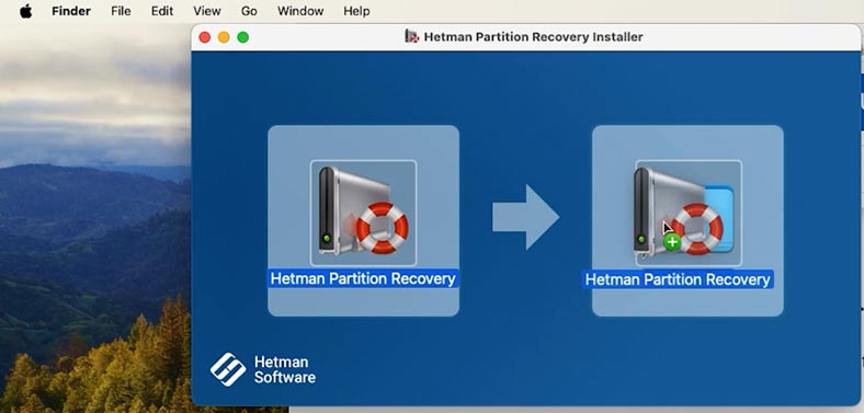 Hetman Partition Recovery: Перетащите ярлык в папку с программами Hetman Partition Recovery: Перетащите ярлык в папку с программами
