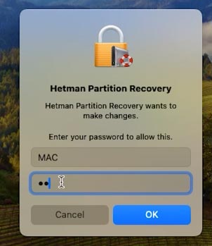 Hetman Partition Recovery: пароль пользователя Hetman Partition Recovery: пароль пользователя