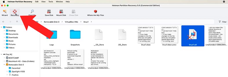 Hetman Partition Recovery: восстановление файла Hetman Partition Recovery: восстановление файла