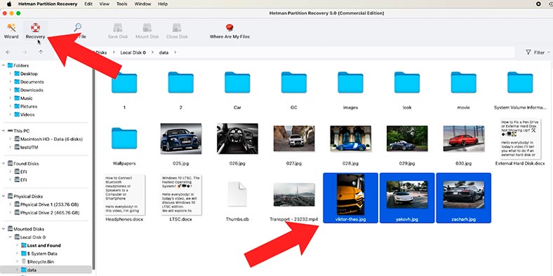 Hetman Partition Recovery: восстановление файлов Hetman Partition Recovery: восстановление файлов