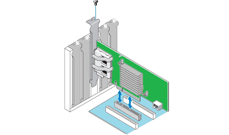 Connecting InLine 76696C into a PCIe slot