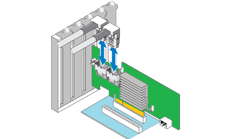 Connecting drives to the InLine 76696C SATA ports