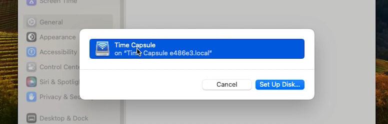 Verificare che l'unità Time Capsule sia collegata correttamente