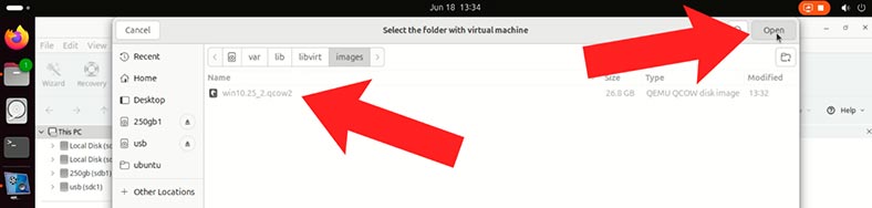 Hetman Partition Recovery: монтування диска віртуальної машини KVM