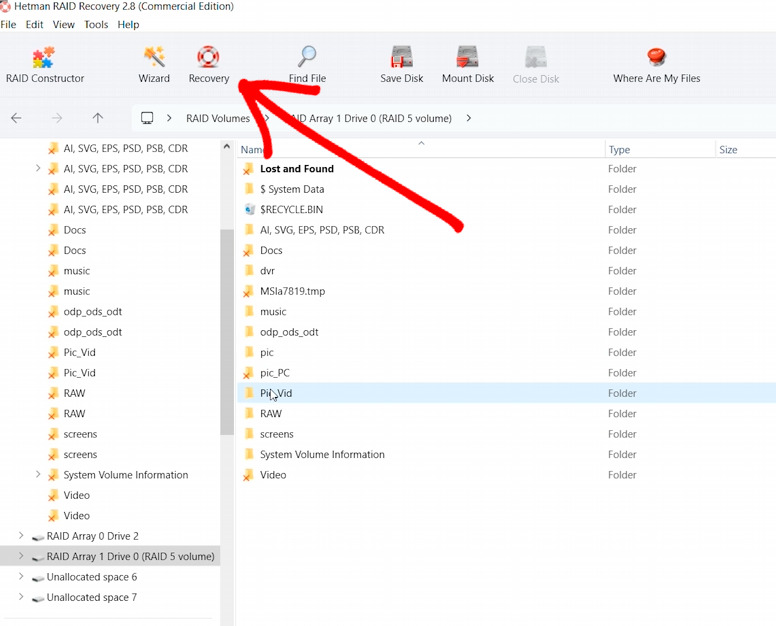 Hetman RAID Recovery: SoftRAID file recovery Hetman RAID Recovery: SoftRAID file recovery
