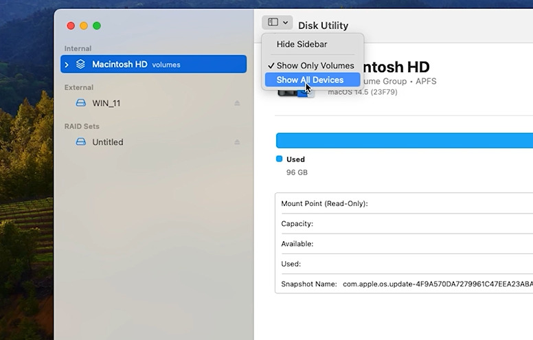 macOS: Disk Utility macOS: Disk Utility