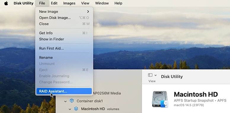 macOS: RAID Assistant macOS: RAID Assistant