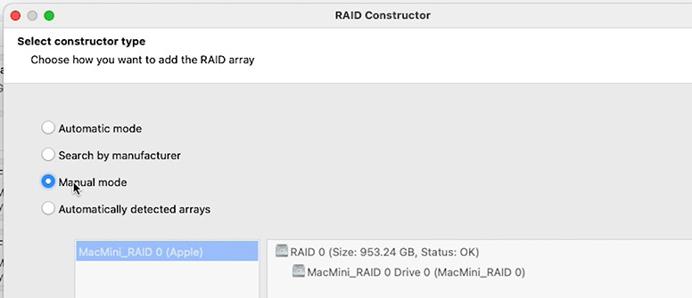 Hetman RAID Recovery: RAID constructor Manual Mode Hetman RAID Recovery: RAID constructor Manual Mode