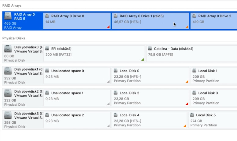 Hetman RAID Recovery: the array has appeared among other disks